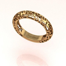 ring leopard jewelman lepard gold printable fashion jewelery 3d print model - Mito3D
