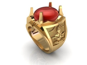 ring men 3d print model in rings 3dexport gold jewelry 3d print model - Mito3D