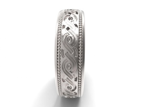 anillo ornament2 la joyería joya rhino3d 3dmodel 3dprint los anillos 3d print model - Mito3D