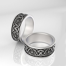 anello di ornamento gioielli diamante stampa presente matrimonio brillano argento oro stampabile anelli fidanzamento gioiello lucente la decorazione moda sterlina preziosi lusso 3d print model - Mito3D