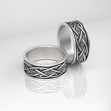 anel ornamento 3 jóias diamante imprimir presentes de casamento brilham prata ouro printable anéis o engajamento jóia brilhando a decoração moda sterling precioso luxo 3d print model - Mito3D