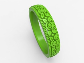 ring ornament v6 jewel jewellery jewelry rings wedding-ring rhino3d 3dmodel 3dprint fashion 3d print model - Mito3D