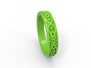 anel ornamento v7 jóia jóias anéis casamento-ring rhino3d 3dmodel 3dprint ornamentos a moda 3d print model - Mito3D