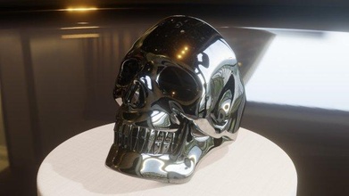 anillo cráneo sz900 licuadora stl fbx obj 2 93 animación modelo joyeria joya joyería oro plata 3d print model - Mito3D