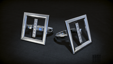 yüzük meydan elmaslar 3d yazdır model in yüzükler 3dexport mücevher baskı ziynet parlıyor stereolitografi lüks tasarım değerli taş balmumu yazdırılabilir stil moda 3d print model - Mito3D