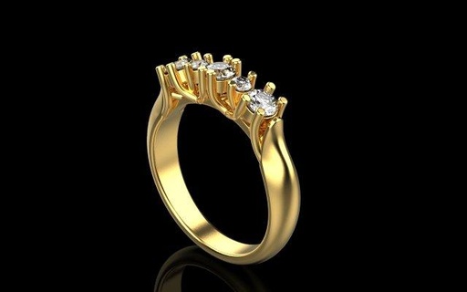 ring stones 4242 rings jewelry 3d cad 3dmodel bracelet earring rhino matrix zbrush keyshot magics rend rendering modeling jewellery 3d print model - Mito3D