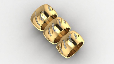 anneau de te amo bijoux le diamant la beauté joyau d'argent or l'accessoire l'anneau les anneaux mode l'habillement l'engagement gem pierre précieuse luxe imprimable platine brillant 3d print model - Mito3D