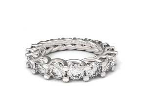 anillo de enrejado la joyería joya los anillos 3dmodel 3dprint rhino3d oro plata 3d print model - Mito3D