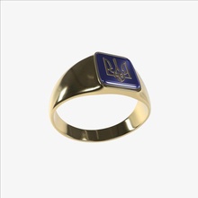 ring ukrainian coat arms ring gold jewelry precious luxury engagement wedding gem printable sterling white engagem platinum shining jewellery rings silver