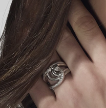 anel único mulher joalheria diamante moda menina ouro prata precioso lindo vintage 3d print model - Mito3D