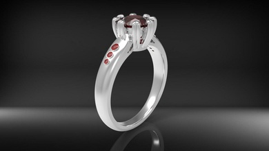 yüzük wedcorgem altın Gümüş tasarım taşlar elmas düğün 3d print model - Mito3D