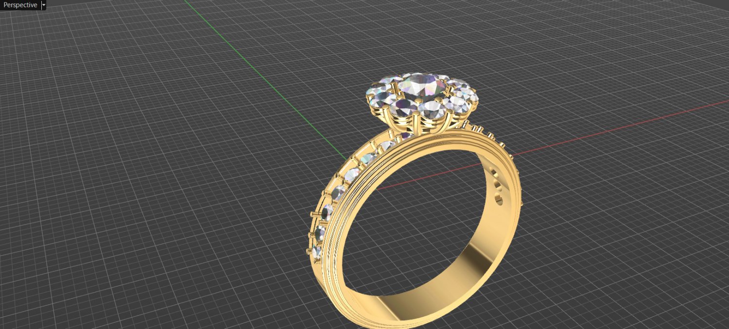 anello donna donne 3D print model - Mito3D