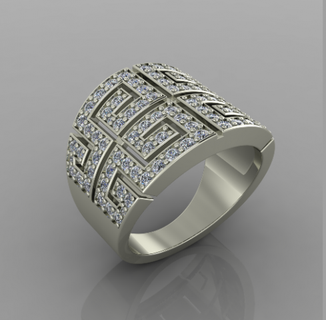 bague femmes bijoux anneaux diamant bijou or argent engagement mariage mode blanc brillant engagem solitaire 3d print model - Mito3D