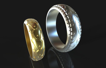 anillos 3d impresión modelo in 3dexport joya stl obj max plata oro 3dprint joyería anillo moto auto 3d print model - Mito3D
