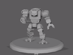robot búho 3d impresión modelo in monstruos criaturas 3dexport 3d print model - Mito3D