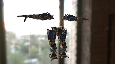 robot principal listo juego juegos unity3d unrealengine4 personaje pelicula guerras 3d print model - Mito3D