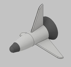 cohete gratis 3d impresión modelo in llaveros 3dexport estrellas galaxia 3d print model - Mito3D