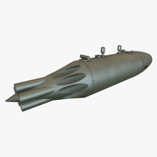 rocket launcher ub-16-57um lowpoly pbr game simulator helicopter jet missile russia russian soviet aircraft aviation airforce army ub-16-57 weapon pod mi-8 3d print model - Mito3D