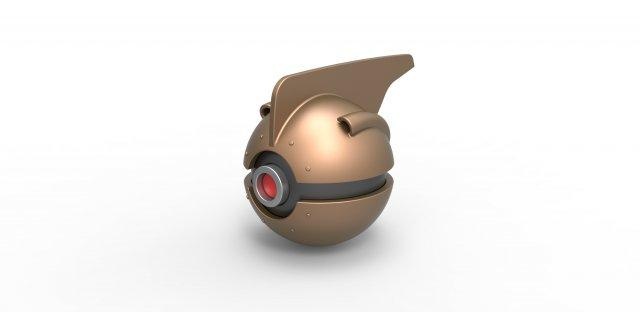 foguete esfera conceito recipiente brinquedo impressão imprimível 3d print model - Mito3D