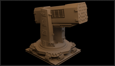 lanciarazzi gratuito guarire roctry blaster serbatoio miglio guerra combattimento 3d print model - Mito3D