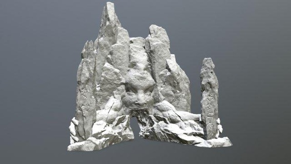 rockgatestl juego accesorios rock impresión estatua hombre ruina efigie esculpir escultura rocas 3d print model - Mito3D