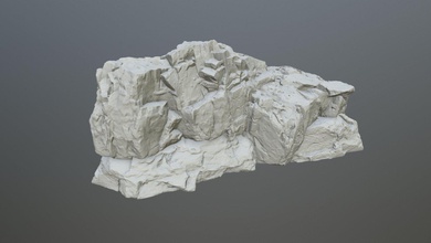 rocks rock stone cliff mount mountain moss mosy snow sand desert forest 3d print model - Mito3D