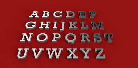 rockwell yazı tipi büyük harf küçük 3d harfler stl dosya yazdır model in 3dexport alfabe 3dalphabet 3dletters 3dprint 3dmodel metin tipleri tip dil okul gadget dekorasyonlar 3d print model - Mito3D