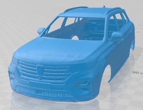Roewe rx5 max 2019 imprimible cuerpo coche vehiculo espacio scalextric Tamiya rc miniz pasatiempo micro 3d print model - Mito3D