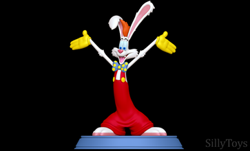 roger rabbit - who framed bunny furry anthro male hare 3d print model - Mito3D