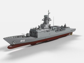 felsen gangwon ffg 815 incheon klasse fregatte 3d modell schlachtschiff 3dexport kriegsschiff marine militär wasserfahrzeug ffx korea schiff 3d print model - Mito3D