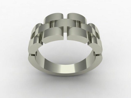 rolex squillare anelli gioielleria jewelrydesign ring jewelrymodel jewelry3d 3d print model - Mito3D