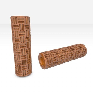 rouleau timbre rsraj2 main outils texture polymère poterie boulanger argile coupeur biscuits DIY loisir 3d print model - Mito3D