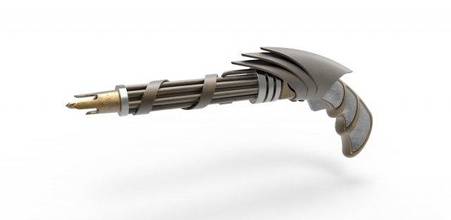 Romulan phaser pistola Estrela caminhada 2009 arma fogo disruptor scifi réplica cosplay suporte impressão imprimível romulanphaser phaserpistol jornada Estrelas brinquedo 3d print model - Mito3D