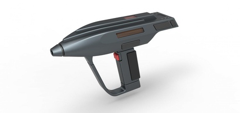romulana phaser pistola de star trek a nova geração blaster arma scifi laser brinquedo réplica cosplay imprimir printable startrek thenextgeneration tng startrekcosplay 3d print model - Mito3D