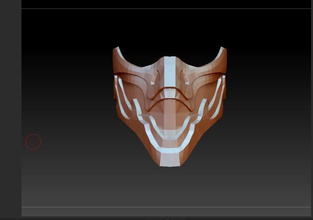 ronin lower mask cosplay 3d print model - Mito3D