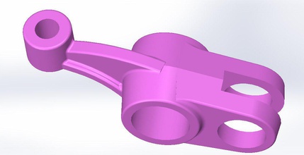 rooker braccio rook pusher la gestione della punteria valvepusher cam 3d print model - Mito3D