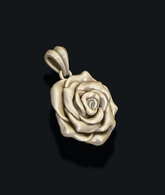 rose pendant flora flower bouquet red leaf flowers roses metalwork necklace nature botanical jewellery silver jewelry march march8 pendants valentin 3d print model - Mito3D