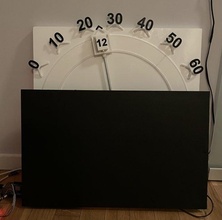 rotierend Std clock easy 3d print model - Mito3D