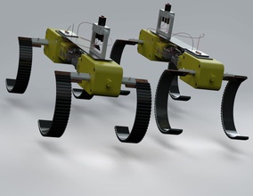 roughtoughsurfacemovingrobot 3d stampa modello in 3dexport robotica robot robo 3d print model - Mito3D