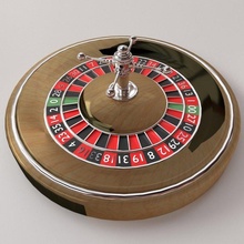 roulette roue 3d modèle in casino jeux 3dexport d'argent chance pari tourner français filage amusement 3d print model - Mito3D