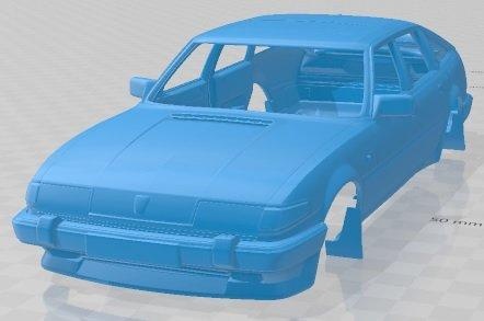 rover sd1 vitesse v8 3500 1984 printable body car 3d print model automotive slot scalextric tamiya rc miniz hobby micro 3d print model - Mito3D