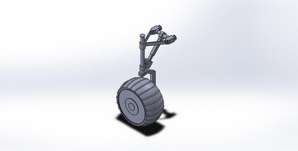 rover véhicule les roues martien 3d print model - Mito3D