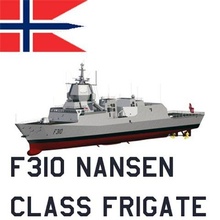 royal norwegian navy nansen class frigate c4d 3d model in cruiser 3dexport 100 310 ddg ddx destroyer ship battleship sea power 21 special combat boat stealth 3d print model - Mito3D