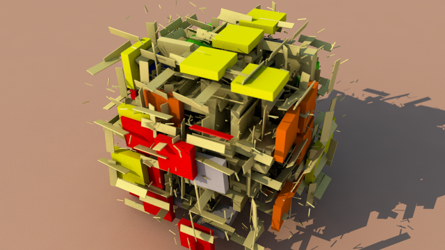 rubiks cubo livre 3d impressão modelo in borda jogos 3dexport rubik 3D print model - Mito3D