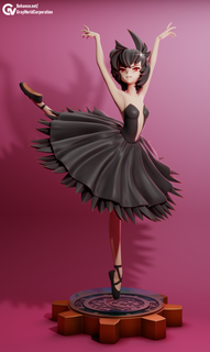strada Principessa tutu bambino anime ballerina balletto danser 3d print model - Mito3D