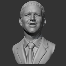 Russell Crowe humano cabeça retrato fracasso figura homem cara estátua escultura ator 3d print model - Mito3D