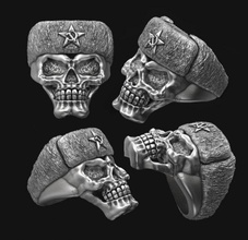 russian skull ring ring rings silver jewelry printable halloween jewellery skullsring skulls horror anatomy teeth helmet scull russian russia russians horrors