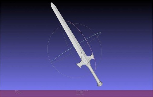 rwby jaune arc sword assembly replica costume cosplay weapon anime fantasy 3d print model - Mito3D