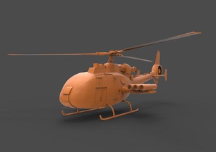 sa 342 341 gezelle gazela helicóptero yugoslavia ejército serbia croacia francia 3d print model - Mito3D