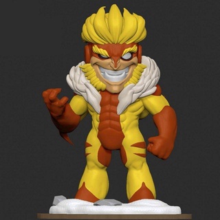 sabretooth Chibi adam x Men hayret Wolverine heykel Sanat şekil heykelcik kötü süper kahraman çizgi roman heykeller oyunlar oyuncaklar 3d print model - Mito3D
